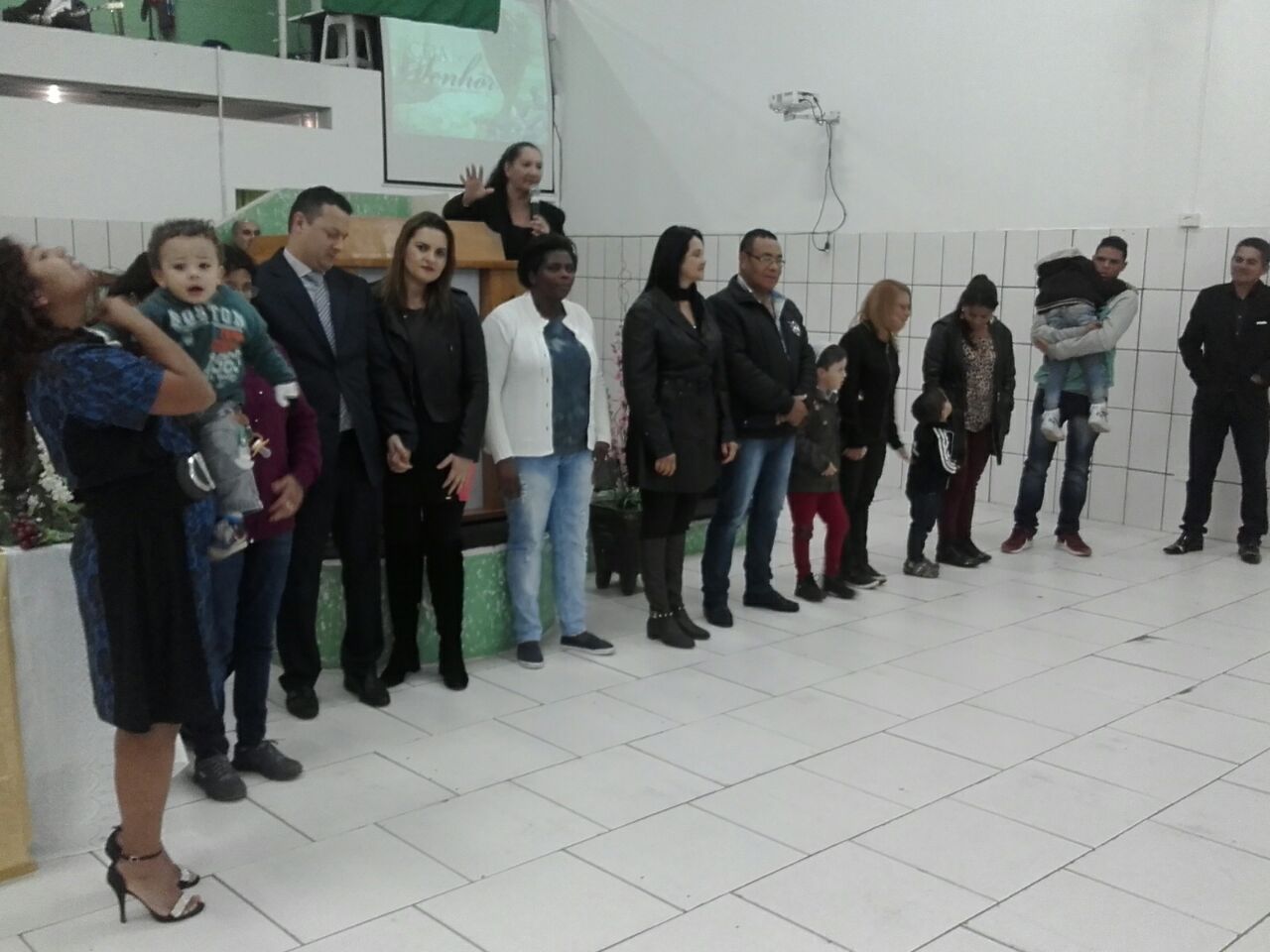 Novos membros que se unirão ao ministério Torre forte