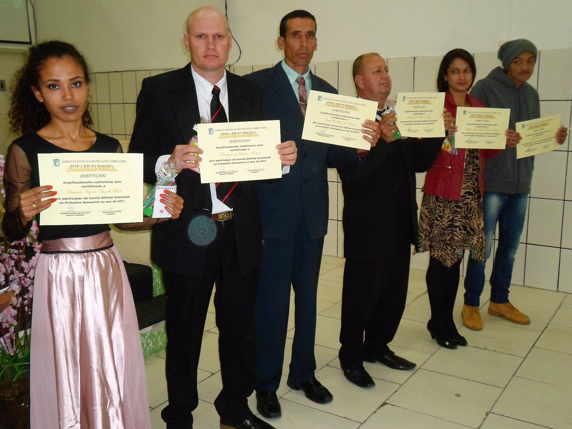 Alunos da EBD Torre forte